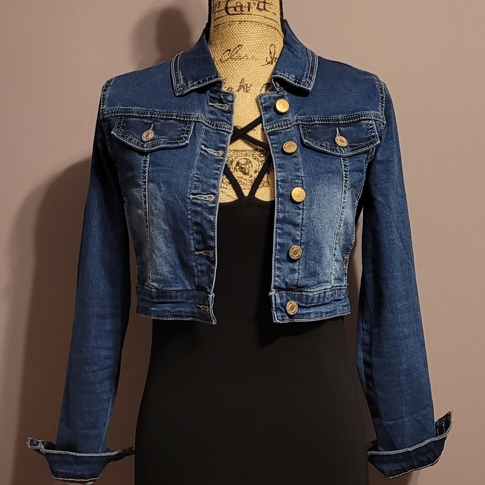 Cropped Jean Jacket